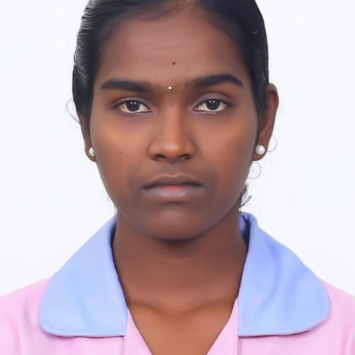 Keerthana P, II Rank holder from Apollo Nursing College